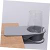SHOWERORO Cup Holder Clip for Desk Beverage Cup Stand Table Saucer Clip for Office (Grey) view 2