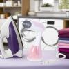 DEARMAMY Handheld Steam Brush Ironing Machine Mini Travel Portable Ironing Machine Steam Iron for Home and Travel view 3