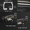 Curtain Tracks Ceiling, Wall Mounted Heavy-Duty Curtains Rails Room Divider Curtain Track, Ceiling Mounted Curtain Rail, for Living Room Bedroom Room Shower Divider White ( Color : Black , Size : 6m(1 view 2