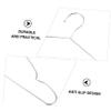 Amosfun 10pcs Stainless Steel Clothing Hangers Heavy Duty Clothes Drying Rack Space-Saving Design Sturdy for Optimal Closet Storage Retro for All Garments view 3