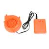 LIFKOME 1set Mini Air Blower for Inflatable Costumes Portable Orange Fan for Mascots and Cartoon Outfits Easy to Use Lightweight Design for Halloween and Festivals view 2