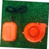 LIFKOME 1set Mini Air Blower for Inflatable Costumes Portable Orange Fan for Mascots and Cartoon Outfits Easy to Use Lightweight Design for Halloween and Festivals view 3