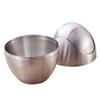 Amosfun Stainless Steel Mini Trash Can Swing Lid Compact Desk Waste Bin for Home to Clean Trash Can for Bedroom Study Dorm Use view 1