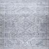 BoutiqueRugs Barny Traditional Area Rug - Machine Washable - Off White, Denim, Charcoal - 6'7" x 9' view 1