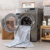 BoutiqueRugs Barny Traditional Area Rug - Machine Washable - Off White, Denim, Charcoal - 6'7" x 9' view 2