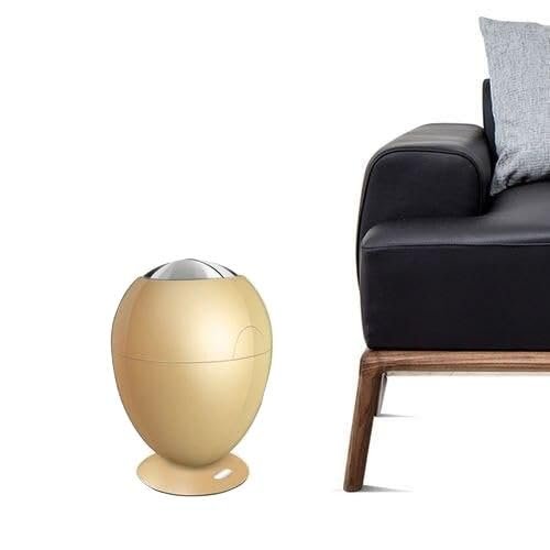Luxury Smart Automatic Trash Can  Eco-Friendly Square Waste Bin Golden