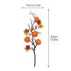 Ddewing Artificial Maple Leaf Pumpkin Branch Fall Stems Artificial Picks Fall Picks with Pumpkin Maple Leaves Branches for Thanksgiving Harvest Festival Halloween Home Decor (#16 5PCS) view 4