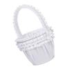 OFFSCH Girl Basket Pearl Inlay for Weddings Bridal Showers and Special Events Delicate Petal Collection Decor for Girls for Wedding Parties and Celebrations view 1