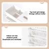 BXKCFYBSQ 5/6 Tier Mobile Bookshelf with Wheels Multi-Tier Capacity Rotatable Removable Plastic Practical Rolling Organizer Suitable for Narrow Spaces (Size : 39x19x64.5cm) view 3