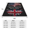 American Crown with Britain Roots Ultra-Soft Micro Fleece Blanket, Breathable, Lightweight Comfortable Throw Blanket Cozy Bed Throws All Seasons 80"x60"inch view 2