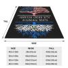 American Crown with Nicaragua Roots Ultra-Soft Micro Fleece Blanket, Breathable, Lightweight Comfortable Throw Blanket Cozy Bed Throws All Seasons 80"x60"inch view 2