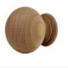 Highland Manor Wood Products Small Kline Ball Finial - 5 1/2" Tall x 3 3/4" Wide - Unfinished Round Wooden Finial for Indoor Use - Perfect for Staircases or Bed Posts - (1 Finial) (Cherry) view 2