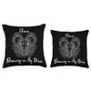 Aries bravery in my DNA Throw Pillow view 3