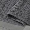 French Connection Nellore Bath Rugs, Woven and Beaded Bath Mats, Durable and Thick Bath Mats for Bathroom and Shower Rugs, 24" x 64", Charcoal view 3