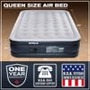 Pittman - Air Mattress Queen with Built in Pump - 18" Queen Air Mattress - Comfort Series Self Inflates & Deflates Fast - Easily Folds Away - Treat Your Guests to a Luxury Air Bed view 2