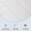 DOWNLITE Triple-Protection Mattress Pad  Comfortable Plush Down Alternative, Luxurious 400 Thread Count  Waterproof, Hypoallergenic & Stain Resistant  Machine Washable/Dryable  Twin XL Size view 4
