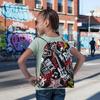 Fun Express Life on the Edge Gamer, Skater & Rocker Printed Drawstring Bags - 12 Pc view 4