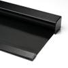 Boolegon Blackout Cordless Roller Shades, Window Blind with Thermal Insulated, UV Protection Fabric, Free-Stop System Roller Blind for Home, Office, Black, 74" W x 60" H view 1