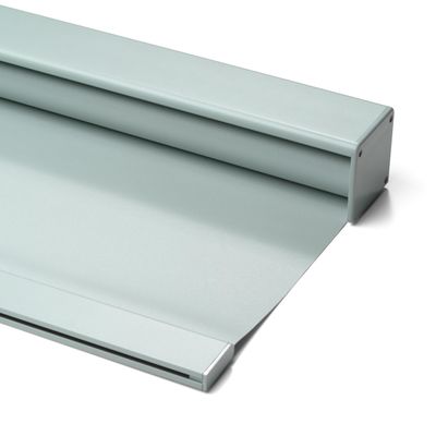 Boolegon Blackout Cordless Roller Shades, Window Blind with Thermal Insulated, UV Protection Fabric, Free-Stop System Roller Blind for Home, Office, Gray, 26" W x 52" H
