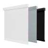 Boolegon Blackout Cordless Roller Shades, 74" W x 80" H, White view 1