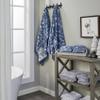 SKL Home Winter/Christmas Top Hat Snowmen Hand Towel 2pc Set for Bath/Kitchen/Bar & Gift, Blue view 4