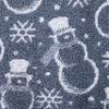 SKL Home Christmas/Winter Top Hat Snowmen Bath Towel, Blue view 3
