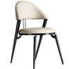 Dining Chairs,Mid-Century Modern Dining Chair,Retro Faux Leather Kitchen Dining Room Chairs,Upholstered Dining Chairs with Metal Legs for Dining Room, Kitchen,Living Room/F/49 * 53 * 75Cm view 1