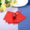 Foil Wrappers, 100PcsLot Square Candy Sweets Chocolate Lolly Foil Wrappers Confectionary 3" X 3" Multicolors(Red) view 3