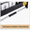 XLTFUC 2 Tier Pull-Out Cabinet Organizer,Pull Down Shelf Cabinet Organizer,Retractable Storage Shelf,Space Saving,Suitable for Kitchen Bar and Cafe Cabinets,Load Capacity 20kg (Size : 410x260x530mm) view 4