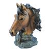 ICE ARMOR 4.5" H Brown Horse Bust Figurine Statue Sculpture Ornament Decor for Housewarming, Holidays, Christmas for Men/Women view 1