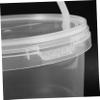 LIFKOME 8pcs Transparent Storage Buckets Multi-use Lobster Containers Lids Portable Pails for Home Organization and Storage of Food Cleaning Supplies and More view 2