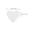 NUOBESTY 2pcs Heart-shaped Foam Cake Dummies Multi-function Baking Models for Wedding Decoration Lightweight and Safe Cake Practice Props for Decorating Toppers and Ribbons view 3