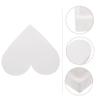NUOBESTY 2pcs Heart-shaped Foam Cake Dummies Multi-function Baking Models for Wedding Decoration Lightweight and Safe Cake Practice Props for Decorating Toppers and Ribbons view 4