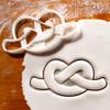 BAKERLOGY Overhand Knot Cookie Cutter - Detailed Biscuit Cutter Design for Baking and Crafts, ideal on fondant, dough, clay view 2