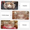 PRETYZOOM 2pcs Glass Votive Candle Holder Decorative Flower Shape Candlestick for Home Decor view 2