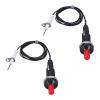 2 Pcs Piezo Igniter 1 Out 2 Push Button with Ignition Needle Wire 1 Meter Piezoelecc Ignition for Fireplace Oven Heater Kitchen Stove Aries view 1