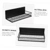 LIFKOME Magnetic Fridge Organizer Kitchen Storage Rack Spice Holder Magnetic Spice Jars Rack Shelf Easy Install Modern Design view 3