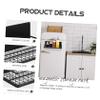 LIFKOME Magnetic Fridge Organizer Kitchen Storage Rack Spice Holder Magnetic Spice Jars Rack Shelf Easy Install Modern Design view 4