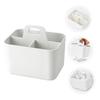 PLAFOPE Bathroom Storage Basket Desktop Organizer for Toothbrushes Cosmetics Multi-functional Home Storage for Stylish Design for Bathroom Accessories view 2