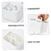 PLAFOPE Bathroom Storage Basket Desktop Organizer for Toothbrushes Cosmetics Multi-functional Home Storage for Stylish Design for Bathroom Accessories view 4