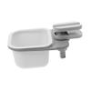 PRETYZOOM 1pc Multifunctional Rotating Trash Can Compact Desktop Waste Bin for Home Office and Craft Rooms Material Elegant Design Tidy Storage view 1