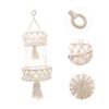 Amosfun Hanging Cotton Rope Fruit Basket Macrame Decorative Storage for Double Design for Fruits and Vegetables view 2