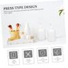 Zerodeko 2pcs Squeeze Soap Dispenser Reusable Lotion Bottles for Bathroom and Kitchen Airtight Pump for Shampoo Body Wash Hand Soap view 2