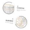 50pcs Hollow Paper Candle Wraps for Parties and Weddings Delicate Cylindrical Lampshade Decor for Festivals and Special Occasions Eye-catching Light Projection Reflective Silver view 3
