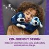 Cabeau Airplane Travel Pillow for Kids  Evolution Kids  Neck Support for Sleeping on Airplanes, Trains, and Cars  Cute, Cozy, and Cuddly Animal Pal for On-The-Go Journeys - (Pandas) view 3