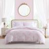 Betsey Johnson - Twin Duvet Cover Set, Silky Smooth Bedding with Shiny Satin Weave & Internal Corner Ties, 2 Piece Bed Set with Matching Pillowcase (Butterfly Garden Pink) view 1
