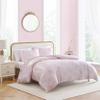 Betsey Johnson - Twin Duvet Cover Set, Silky Smooth Bedding with Shiny Satin Weave & Internal Corner Ties, 2 Piece Bed Set with Matching Pillowcase (Butterfly Garden Pink) view 2