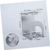 STOBAZA Multi-Function Toothbrush Paste Holder Rust-Proof Elegant Compact for Bathroom view 2