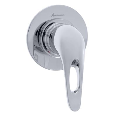 Ambassador Marine Stasis Shower Mixer, Thin Wall Mount, Chrome