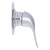 Ambassador Marine Stasis Shower Mixer, Thin Wall Mount, Chrome view 2